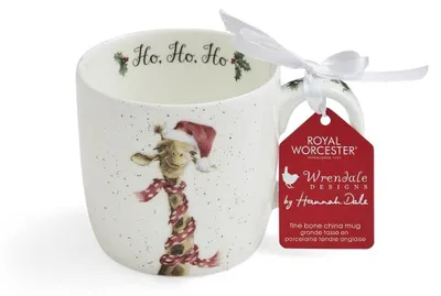 Kaffeetasse aus Feinporzellan, Weihnachtsmotiv, 310 ml