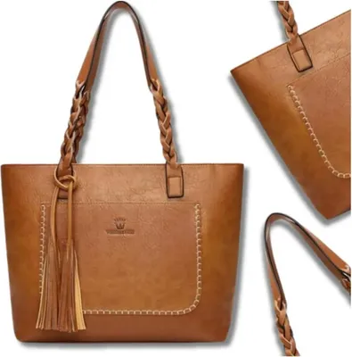 Imagen del producto de J&W Bolso de mujer Lartore, color marrón claro, talla única