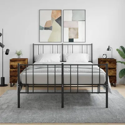 Immagine prodotto di vidaXL Comodini, set da 2 pezzi, rovere affumicato, 40x35x69 cm, materiale in legno