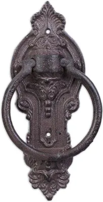 Immagine prodotto di Targhetta per porta in ghisa in stile rustico antico - 25,5 x 10,5 x 2,5 cm - Marrone