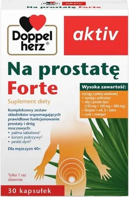 Produktbild von DOPPELHERZ AKTIV Für die Prostata Forte Harnwege FÜR MÄNNER 30 Kapseln