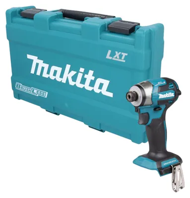Imagen del producto de Atornillador de impacto a batería Makita DTD 173 ZK, 18 V, 180 Nm, 1/4", sin escobillas + maletín - sin batería, sin cargador