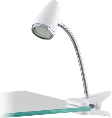Produktbild von Eglo Klemmleuchte Riccio 1 GU10 weiß chrom Stahl