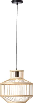 Produktbild von Hängelampe Ø 35 cm, 120 cm Höhe, E27, max. 40 W, Metall/Bambus
