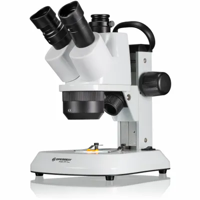 Produktbild von Bresser - 10059 - Analyth STR Trino 10x - 40x trinokulares Stereo-Mikroskop mit Auf- und Durchlicht