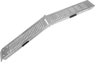 Produktbild von Motorradrampe Auffahrrampe  Laderampe Zugangsrampe Antirutsch Faltbare Alu Rampe Faltrampe Verladeschiene Verladerampe Anhängerrampe Rutschsicher Autorampe Motorrad-Rampen Zurrgurt  Spanngurt Ratschenspanngurt Auffahrschiene