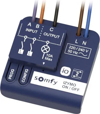 Image de SOMFY 1822649 Récepteur encastré Lumière On/Off io (1822649)