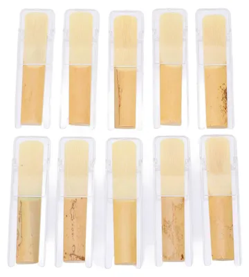 Image de 10 pièces deanches de clarinette en plastique, résistance 2,5, pour clarinette en si bémol, accessoires vibrants