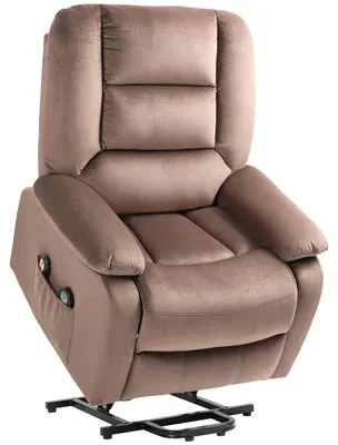 Immagine prodotto di Poltrona alzapersone con funzione massaggio, 90x93x110 cm, marrone