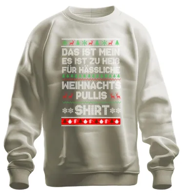 Produktbild von Ugly Christmas Sweater Weihnachtsoutfit - Weihnachten Xmas Sweatshirt Pullover, Natur, XL