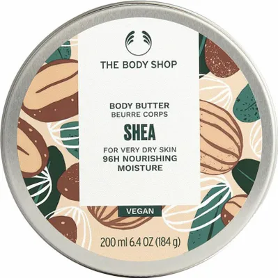 Obrázok produktu pre The Body Shop Bambucké telové maslo 96 Hours Moisture pre suchú pokožku Vegan 200ml