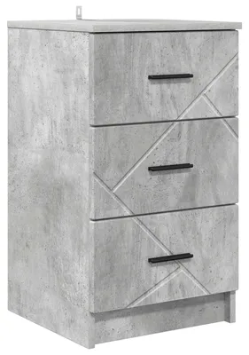 Obrázek produktu pro Noční skříňka Betonová šedá 38 x 38 x 66 cm Kompozitní dřevo