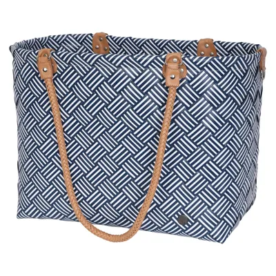 Produktbild von Sainte-Maxime stripes - Leisure bag fat strap with Polyurethanhandles size XL, Ocean Blue