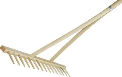 Produktbild von Holz-Heurechen 15 Zinken, Stiellänge 1600 mm, Rechenbreite 540 mm, Buche