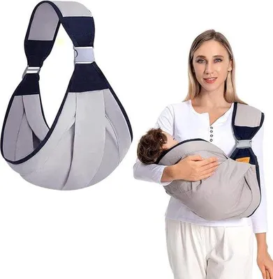 Produktbild von Famanu Babydragetuch atmungsaktiv und multifunktional - für Neugeborene - mit 3D-Netzstoff - Tragetuch bis 18 kg