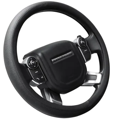 Produktbild von Lenkradhülle Mikrofaser-Leder Schwarz 39-40.5 cm