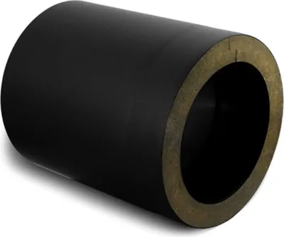 Produktbild von CONFUEGO Doppelwandiges Ofenrohr 250 mm schwarz ø 150 mm