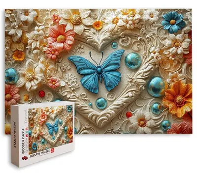 Imagen del producto de Rompecabezas de 5000 piezas con una imagen de mariposas
