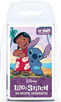 Produktbild von Winning Moves Kartenspiel Lilo und Stitch - Disney Top Trumps 30 Momente