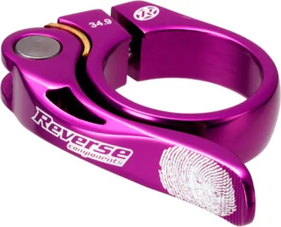 Zdjęcie produktu dla Obejma Reverse Long Life – 34,9 mm fioletowa szybkozamykacz 00814 00814
