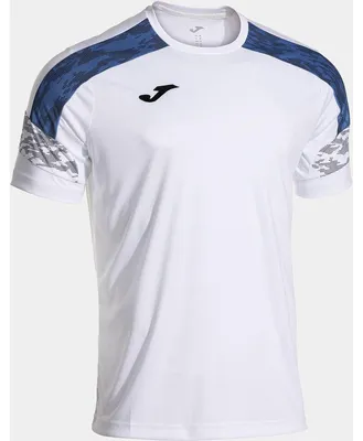 Productafbeelding van Joma Championship VIII Shirt Korte Mouw Heren - Wit / Royal  | Maat: M