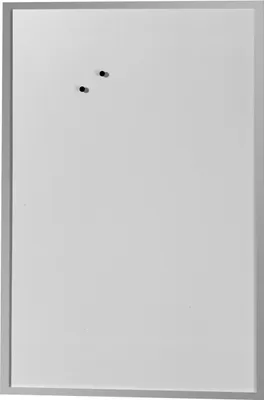 Produktbild von Whiteboard 60x80cm beschriftbar Holzrahmen silber Packung mit 6 Stück