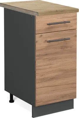 Produktbild von Küchenunterschrank Vicco Fame-Line Goldkraft Eiche 40 cm , AP Eiche, Model 45649
