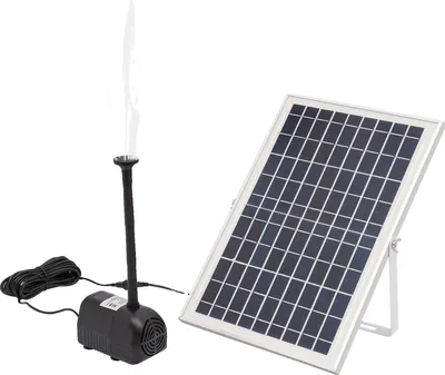 Obrázek produktu pro Solární čerpadlo na vodu do studní, maximální průtok 1000 l/h, 200 cm vodního sloupce, 17 V