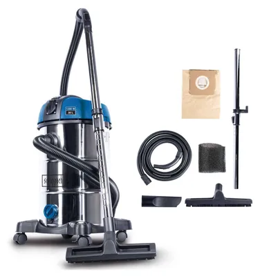 Productafbeelding van Scheppach NTS30 Premium 3-in-1 nat- en droogzuiger | 30 liter | Natzuigen - droogzuigen - blazen | 1300W | 20 kPa | 3 meter slang | inclusief accessoires