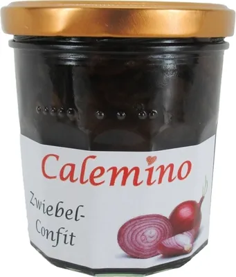 Produktbild von Calemino Zwiebel-Confit mit roten Zwiebeln - Confit d'oignon rouge 300g
