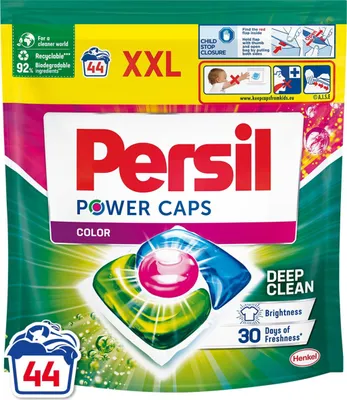 Zdjęcie produktu dla Persil XXL Power Caps Color, Kapsułki do prania kolorowych tkanin, 44 sztuki