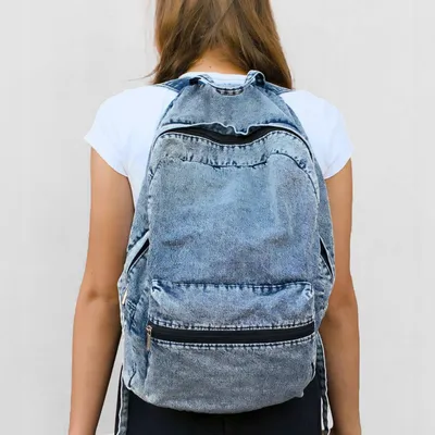 Produktbild von Belveder Old Skool Vintage Jeans Rucksack Black Sheep ST2