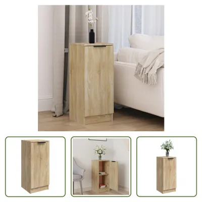 Produktbild von The Living Store Sideboard Sonoma-Eiche 30x30x70 cm Holzwerkstoff