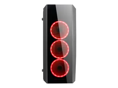Zdjęcie produktu dla Chieftec Scorpion II, Midi Tower, PC, Czarny, ATX, micro ATX, Mini-ITX, SPCC, Szkło hartowane, Gaming