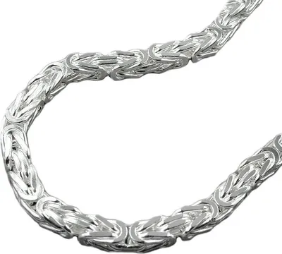 Produktbild von Kette ca.5mm Königskette vierkant glänzend Silber 925 70cm