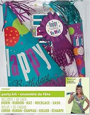 Image de Unique Party - Set de 5 accessoires de fête SG38280 (taille unique) (Coloré)