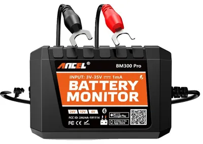 Image de Testeur de batterie, Bluetooth 5.3, surveillance multiple des batteries, bm300 pro