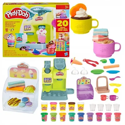 Immagine prodotto di Play-Doh G04475L40, adatto dai 3 anni in su, composto da argilla, polipropilene (PP) e polietilene, confezione da 35 pezzi