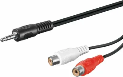 Obrázek produktu pro PremiumCord Jack 3.5mm-2xCINCH M/F 1,5 m Audio kabel