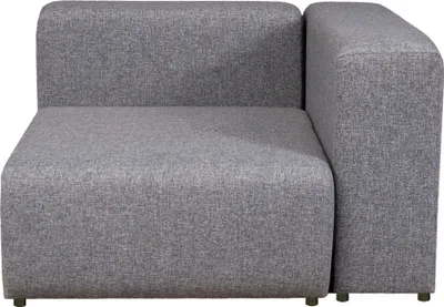 Produktbild von Sofa-Modul ‘Suldal’ Eckelement mit Armlehne rechts 110 x 109 x 68 cm Textil Grau