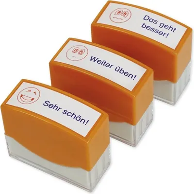 Produktbild von TimeTEX Set Siebdruck-Stempel "Perpetuum", 2-farbig, 3-tlg.