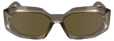 Produktbild von KARL LAGERFELD Women's Sunglasses KL6167S - Sand with Solid Ochre Lens