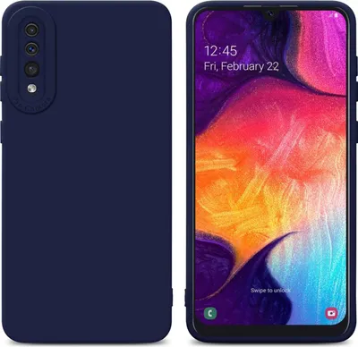 Produktbild von Cadorabo Hülle für Samsung Galaxy A50 4G / A50s / A30s Schutz Hülle in Blau TPU Silikon Etui Case Handyhülle