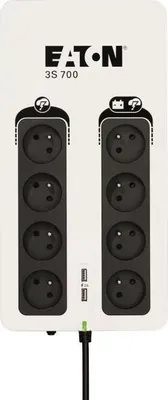 Image de Onduleur Eaton 3S 700 FR, Off-line UPS, 700VA, 8 Prises FR, Protection Tel, 2 Ports USB