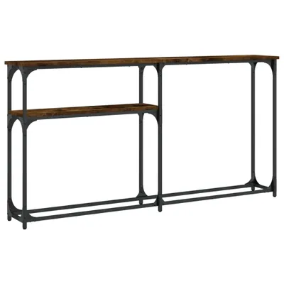 Produktbild von vidaXL Konsolentisch Räuchereiche 145x22,5x75 cm Holzwerkstoff