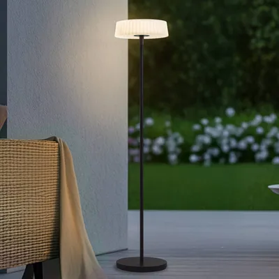 Immagine prodotto di Lindby LED lampada solare da terra Samine, nero, metallo, dimmerabile