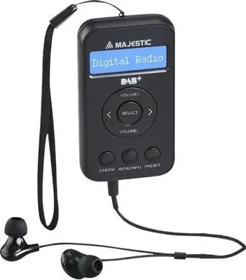 Produktbild von New Majestic RT-196 DAB, Persönlich, Digital, DAB, DAB+, FM, PLL, 87,5 - 108 MHz, 174 - 240 MHz, LCD