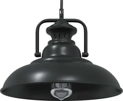 Obrázok produktu pre Závesná lampa E27 čierna Ø 31 cm železná
