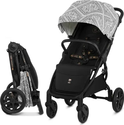 SONARIN Borsa Organizer per Passeggino,Organizzatore Universale per Passeggino,con portabicchieri, 2 ganci per carrozzina,usato come borsa da trasporto,universale per tutti i passeggini(Grigio