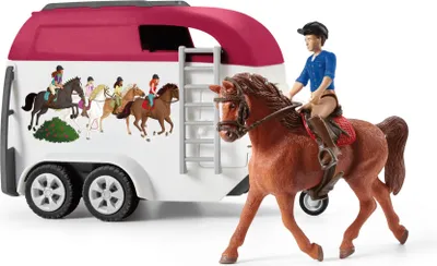Immagine prodotto di Schleich 42535 Avventura con auto e rimorchio per cavalli